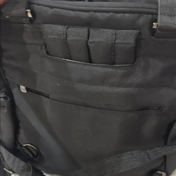 NWOT Lug Mini Puddle Jumper Convertible Black Tote Bag - Picture 9 of 10
